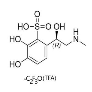 (R)-2,3-Dihydroxy-6-(1-Hydroxy-2-(Methylamino)Ethyl) Benzenesulfonic Acid (TFA Salt)