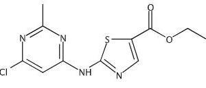 Ethyl 2-((6-chloro-2-methylpyrimidin-4-yl) amino)thiazole-5-carboxylate