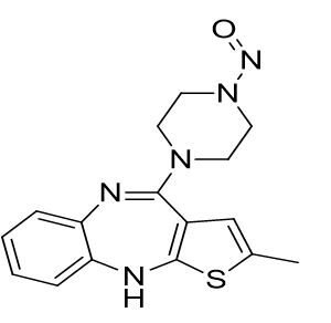 N-Nitroso N-Desmethyl Olanzapine