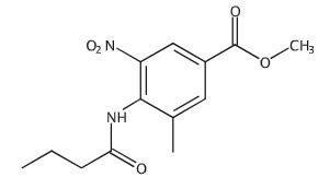 Methyl 4-(butyrylamino)-3-methyl-5-nitrobenzoate
