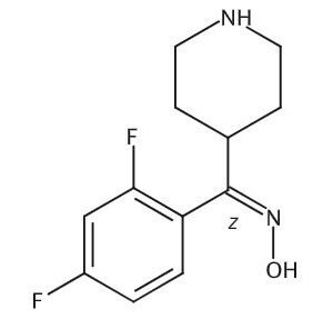(Z)-(2,4-Difluorophenyl)-4-piperidinylmethanone oxime