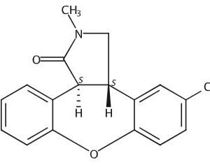 (3aR,12bR)-rel-5-Chloro-2,3,3a,12b-tetrahydro-2-methyl-1H-dibenz[2,3:6,7]oxepino[4,5-c]pyrrol-1-one