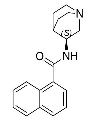 N-(3S)-1-Azabicyclo[2.2.2]oct-3-yl-1-naphthalenecarboxamide