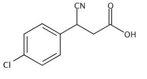 3-(4-Chlorophenyl)-3-cyanopropanoic Acid