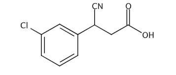 3-(3-chlorophenyl)-3-cyanopropanoic acid
