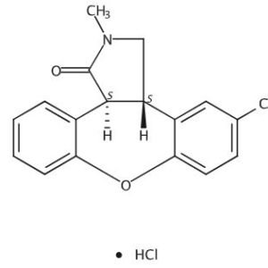Trans-5-chloro-2,3,3a,12b-tetrahydro-2-methyl-1H-Dibenz[2,3:6,7]oxepino[4,5-c]pyrrole-1-one Hydrochloride