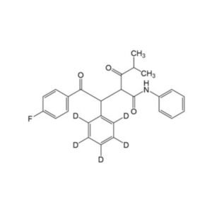 4-Fluoro-α-(2-methyl-1-oxopropyl)-γ-oxo-N,β-diphenyl-d5-benzenebutanamide